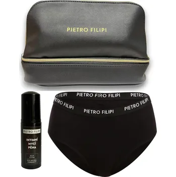 Menstruační kalhotky Dámská dárková kosmetická taštička menstruační kalhotky a intimní mycí pěna Pietro Filipi (4PTJVIG) S