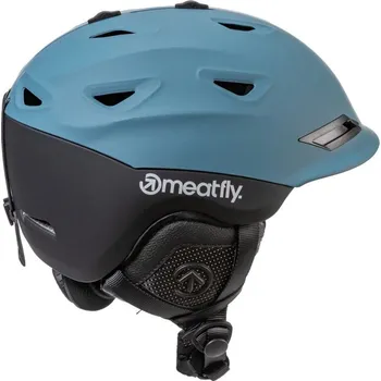 Meatfly sNB & SKI helma Zenor Black / Blue Sea | Černá | Velikost L/XL