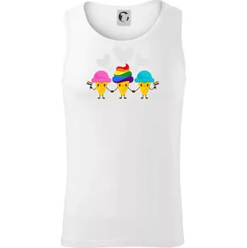 Pánské termoprádlo LGBT zmrzliny - Tílko pánské Core - L ( Bílá )