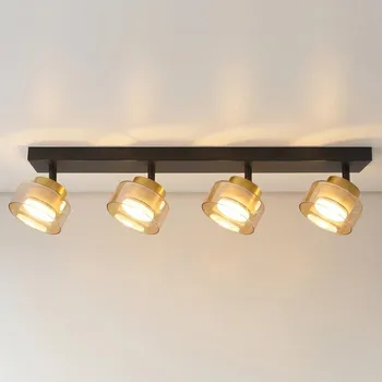 Bodové svítidlo Brilagi - Bodové svítidlo AURA LUX 4xGX53/30W/230V černá/zlatá