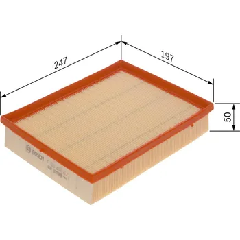 Vzduchový filtr Vzduchový filtr BOSCH F 026 400 267