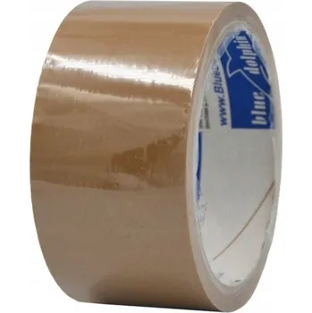 Lepicí páska Balicí páska Blue dolphin hnědá, šířka 48 mm, délka 120,7 m, 1 ks