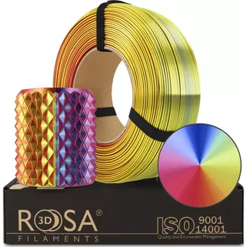 3D tisk PLA filament ReFill Rosa3D Magic Silk Carnival 1,75 mm 1 kg