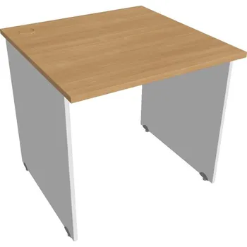 Psací stůl Pracovní stůl GS 800 - DUB , BÍLÁ