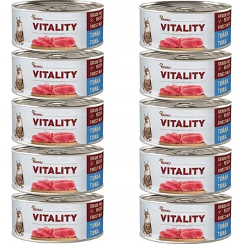 Krmivo pro kočku Akinu VITALITY Tuňák konzerva pro kočky 10 x 70 g