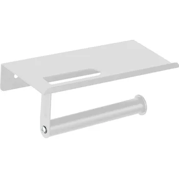Allstar Držák na toaletní papír s poličkou bílý