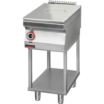 Sporák KROMET Plynový sporák s varnou deskou 400 mm na rámovém podstavci, 400x700x900 mm | KROMET, 700.KG/I-400.T