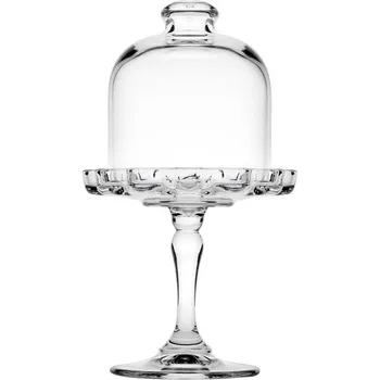 PASABAHCE Mini talířek s globusem, sklo, výška 187 mm | PASABAHCE, 545018