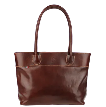 Kabelka NovaKabelka.cz Kožená italská kabelka Dafne Marrone Scura