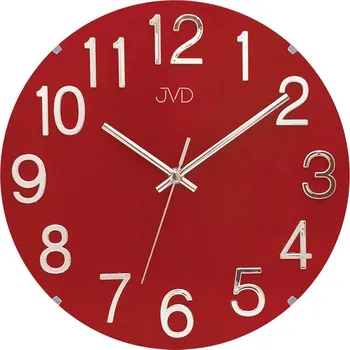 Hodiny Nástěnné hodiny JVD červené 30 cm