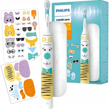 Elektrický zubní kartáček Sonický Kartáček pro děti Philips Sonicare HX3603/01 s Pouzdro