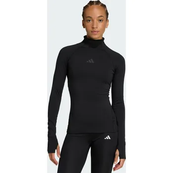 Dámská mikina ADIDAS Top adidas Techfit COLD.RDY s dlouhým rukávem ČERNÁ
