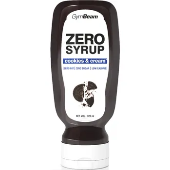 Fitness strava ZERO SIRUP Cookies & Cream - GymBeam Balení (ml): 6 x 320 ml