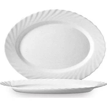 Oválná servírovací mísa Trianon, Arcoroc, 290 mm, Bílá, 290x214x(H)22mm