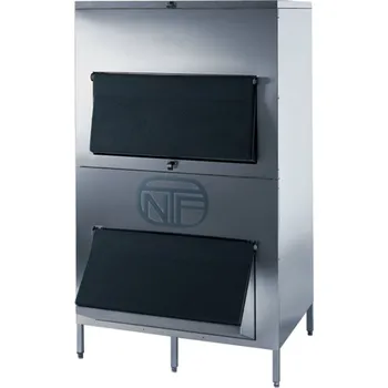 Výrobník ledu NTF Nerezový zásobník na led, 550 kg, 1110x1060x1670 mm | NTF, BIN 1200DD