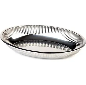Talíř APS Oválný talíř z nerezové oceli 265x185x40 mm | APS, 40110