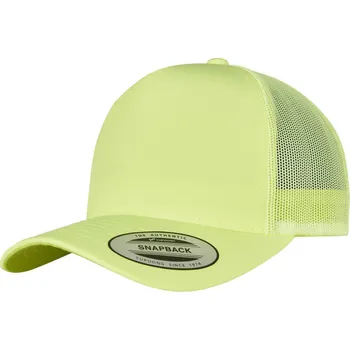 Kšiltovka Flexfit Retro Trucker snapback kšiltovka v neonových odstínech Barva: žlutá neonová, Velikost: one size