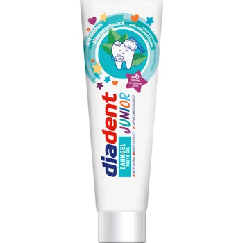 zubní pasta Diadent dětský zubní gel Junior s fluoridem 100 ml