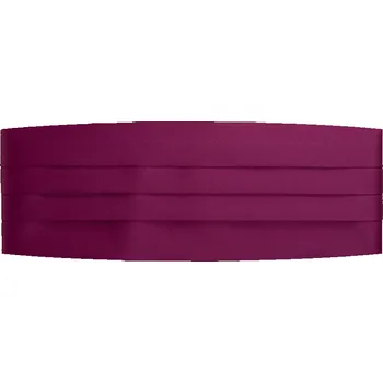 Motýlek Carlo Cardini Frakový pás - tmavá fuchsie