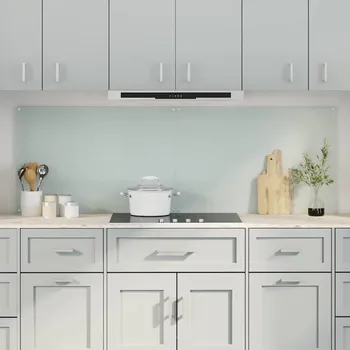 Kuchyňská linka vidaXL Kuchyňská zástěna 2 pcs Bílá 90 x 60 cm tvrzené sklo [3415421]