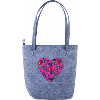 Kabelka WENECJA kabelka plst šedá