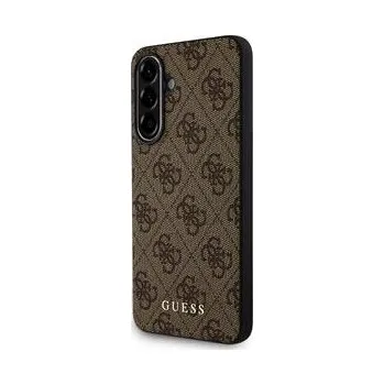 Pouzdro na mobilní telefon Zadní Kryt Guess pro Samsung Galaxy A56 hnědý
