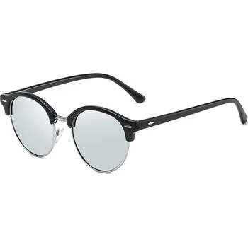 Sluneční brýle Techsuit - Sluneční brýle polarizační (66612) - pro muže, s UV ochranou - stříbrné