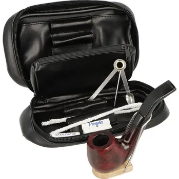 Čistič dýmky Angelo Sada dýmka Angelo, startovací set, dýmka rovná + etue V, filtr 9mm