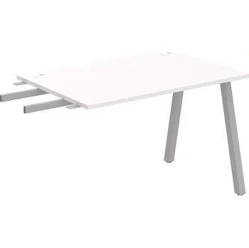 Psací stůl Stůl pracovní k řetězení úzký UE A 1200 RU - BÍLÁ , ŠEDÁ