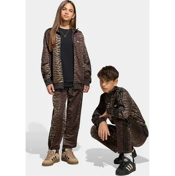 Dětské tepláky adidas Originals KD3200 hnědá 88X, vel. 164