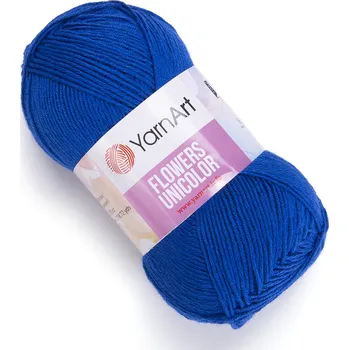 Galanterie Yarn Art Flowers Unicolor 752 královská modrá