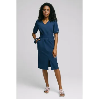 Dámské šaty ŠATY ZDRAVOTNICKÉ SPAWEAR KATE GRANAT SZAFIROWY XL