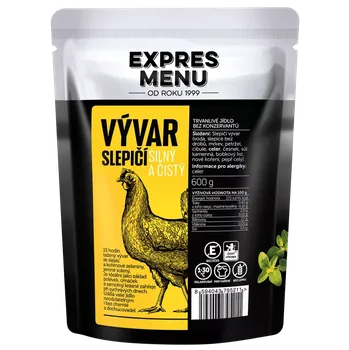 Hotové jídlo Expres Menu - slepičí vývar 500g (Máme kompletní sortiment Expres Menu!)