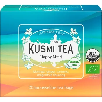Čaj Bylinný čaj HAPPY MIND Kusmi Tea 20 mušelínových sáčků