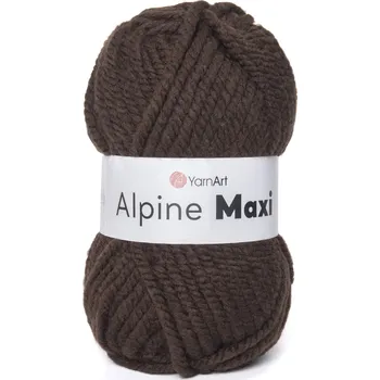 Příze Yarn Art příze Alpine Maxi 663 tmavě hnědá