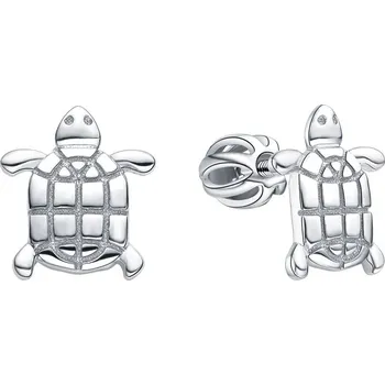 Náušnice MOISS stříbrné náušnice ŽELVA