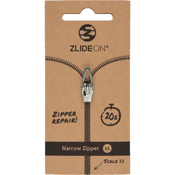 Náhradní zip ZlideOn Narrow Zipper XS Barva: stříbrná