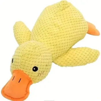 Hračka pro psa Plyšová kachna žlutá KRMIMMASEM.CZ TEKM129