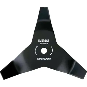 Nůž křovinořezu 3 cípý 305/20,0 mulčovací