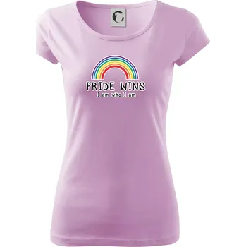 Pride wins i am who i am - Dámské triko Pure - XL ( Orchid )