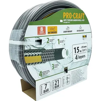 Zahradní hadice Hadice zahradní černo-žlutá 3/4" 15 m