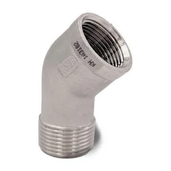 Fitinka Nerez koleno 45°- DN100 - 4" M/ F