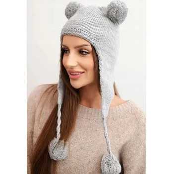 Čepice Kesi zimní čepice bucket šedá, univerzální velikost