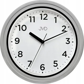 Hodiny ČITELNÉ NÁSTĚNNÉ HODINY DO KOUPELNY KUCHYNĚ VODĚODOLNÉ JVD SH5913.2 33 cm