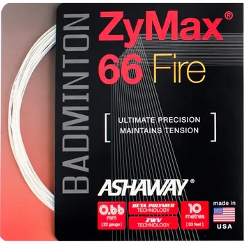 Badmintonový výplet Badmintonový výplet Ashaway Zymax 66 Fire White Set