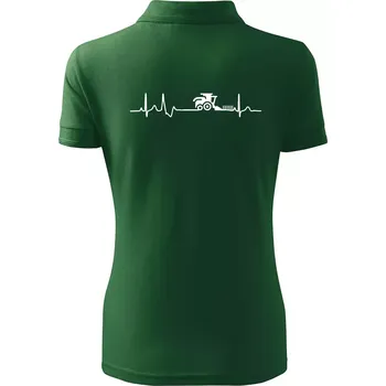 Kombajn EKG - Polokošile dámská Pique Polo - XS ( Lahvově zelená )