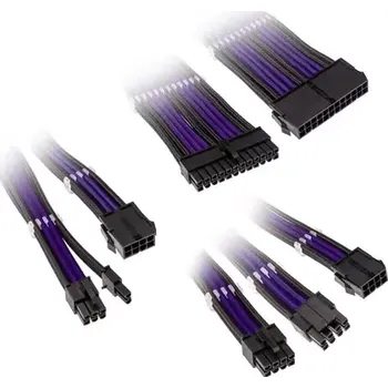 Kolink Prodlužovací sada opletených kabelů Core Adept černo-fialová (COREADEPT-EK-BTP)