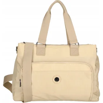 Kabelka Dámská taška na notebook 15" Crinkle Enrico Benetti - béžová