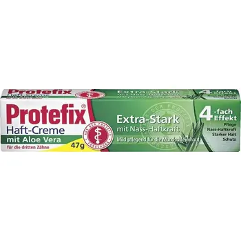 Péče o zubní náhradu Protefix fixační krém extra silný s ALOE VERA 47g - originál z Německa