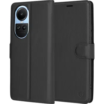 Pouzdro na mobilní telefon Techsuit - Kožené pouzdro - Oppo Reno10 5G - černé